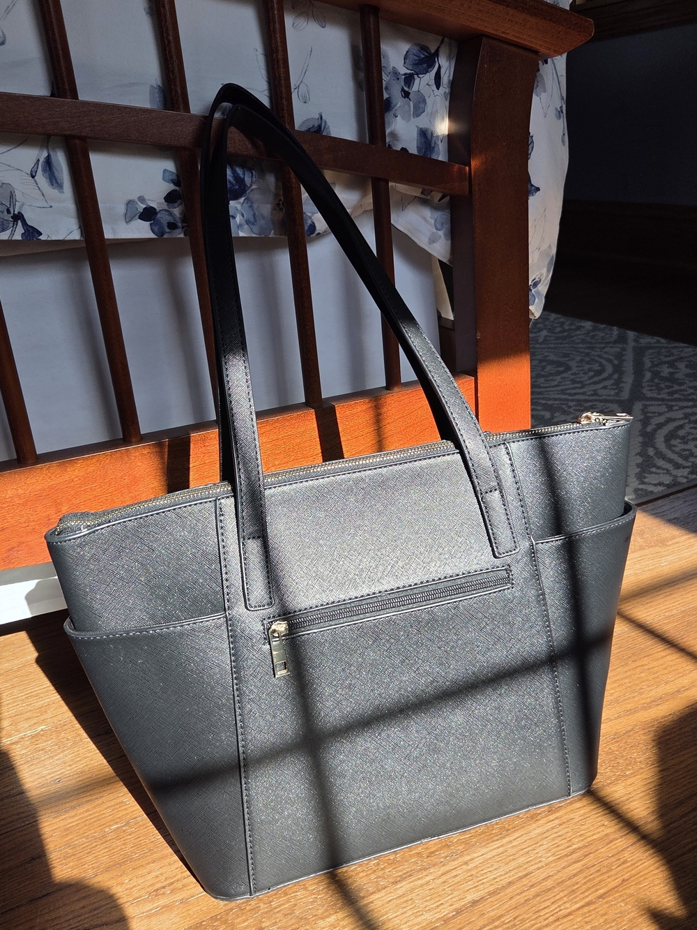 Classic Black Tote Purse